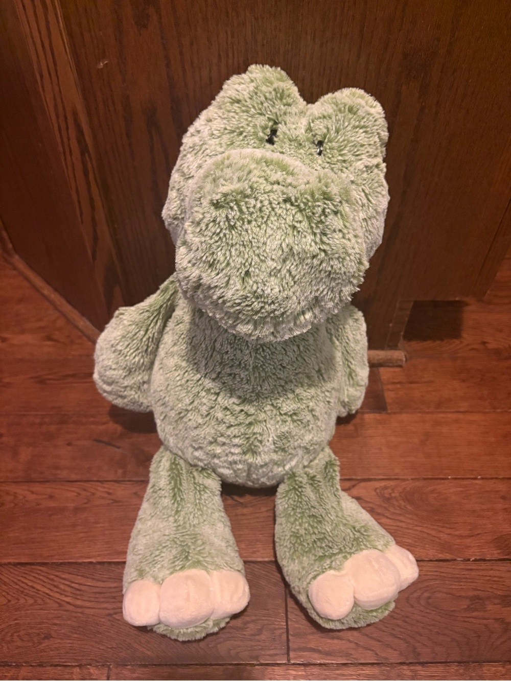 🐸 Vintage/Plush Green Frog Stuffed Animal